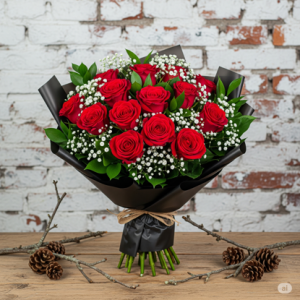 15'li Kırmızı Gül Buketi